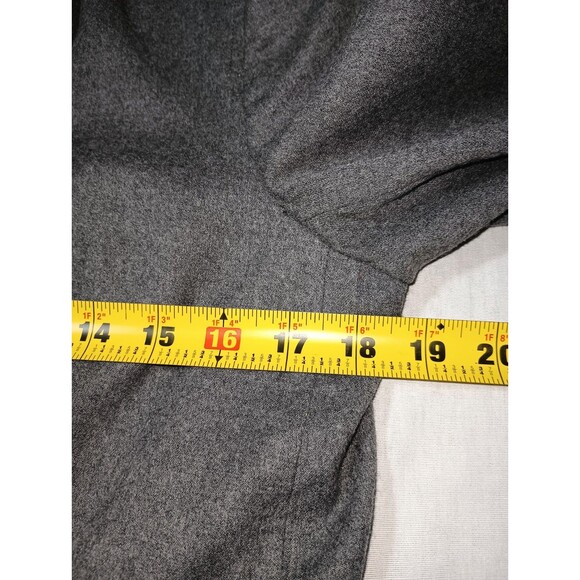 Theory Size 12 Wool Women Gray Blazer Jacket Button Up Academia Career Preppy - Picture 3 of 8